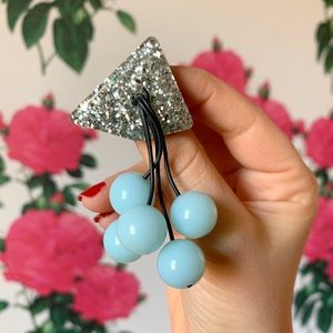 Classic Luxulite Ice Cherries ‘50s Brooch